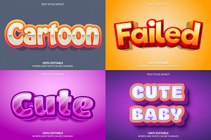 Cartoon Text Style Effect