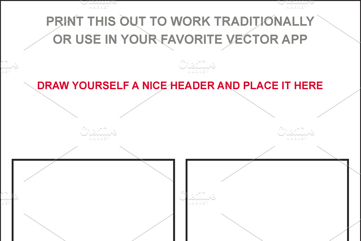 Comic Strip Kit By Fuzzy Poet, a Presentation Template by Fuzzy Poet by DG2 (Photo 12 of 14)