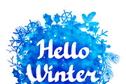 Winter abstract backgrounds., a Card Template by incomible (Thumbnail 1 of 4)