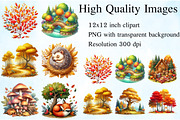 Fall in the Forest Watercolor PNG, an Illustration by Craft Nest (Thumbnail 3 of 5)