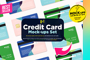 Credit Cards 8x Mock-ups Generator, a Mockup by Mocca Mockups Store (Thumbnail 1 of 6)