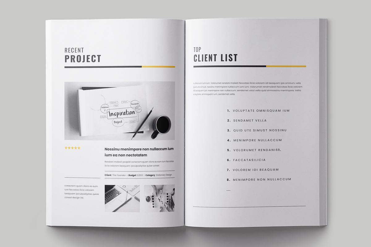 Project Proposal Template, Canva, a Brochure Template by DesVert (Photo 5 of 10)