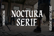 Noctura Gothic, a Serif Font by Art StoreID (Thumbnail 1 of 8)