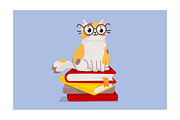 Cat Characters | Vector Flat Set, an Animal Illustration by wowomnom (Thumbnail 2 of 3)