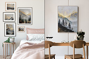 Golden Sunrise Landscape Art, a Decorative Illustration by Housui Patterns (Thumbnail 7 of 12)