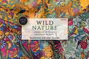 Wild Nature Vector Set, a Pattern Graphic by Molly art (Thumbnail 1 of 9)