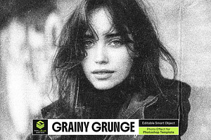 Grainy Grunge Photo Effect, a Layer Style Add-On by dokudokunomi