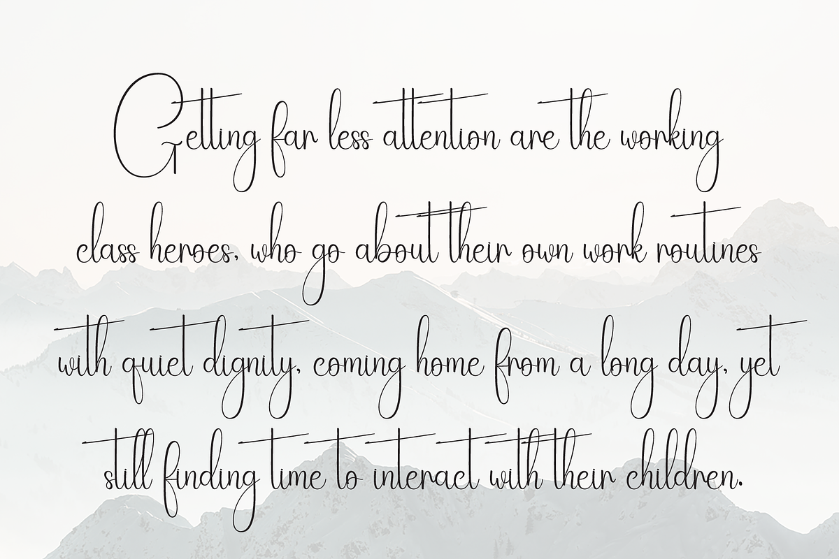 Simple Beautiful | Script Font, a Handwritten Font by Scratchones