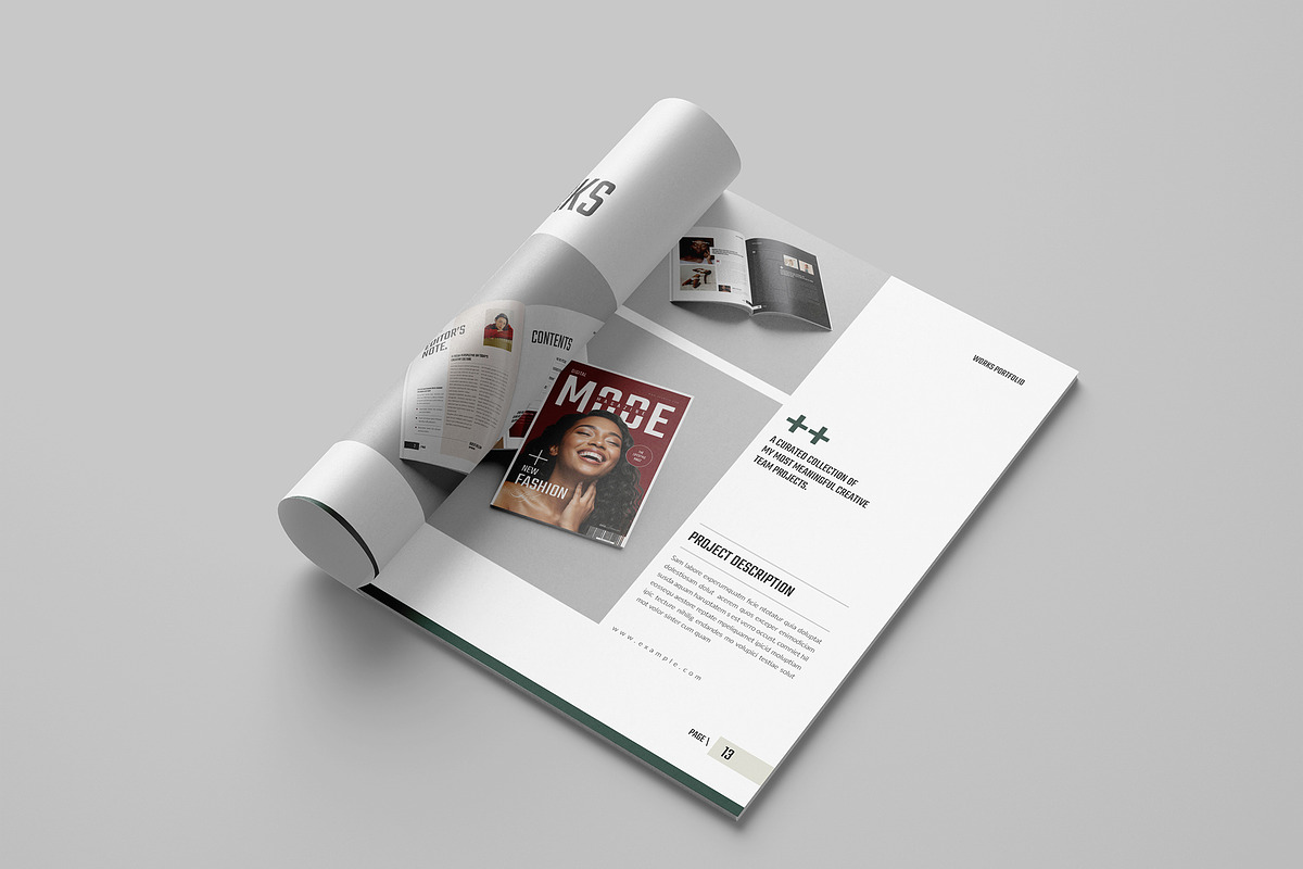 Works | Portfolio Template, a Brochure Template by Spark_Creative (Photo 7 of 15)
