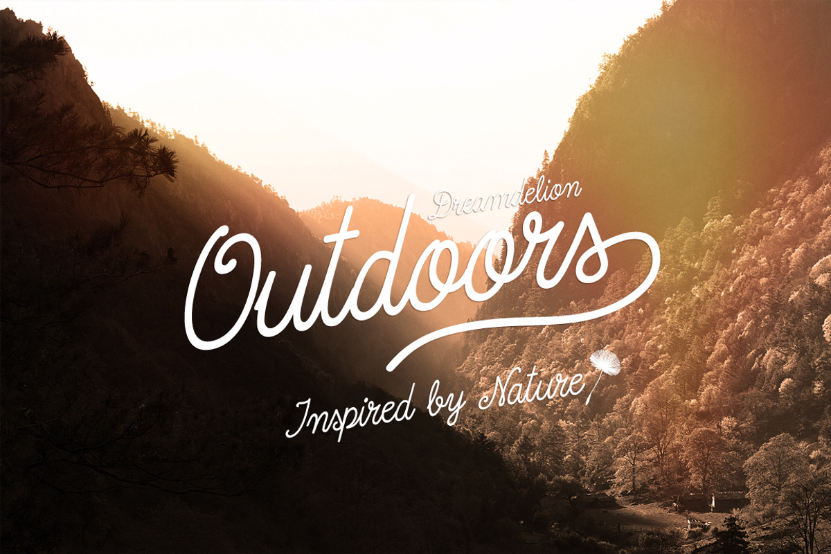 Dreamdelion Font Script preview 8