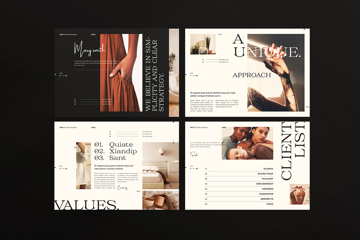 NEO | Pitch Deck Template, a Brochure Template by ArtisanaAura (Photo 7 of 14)