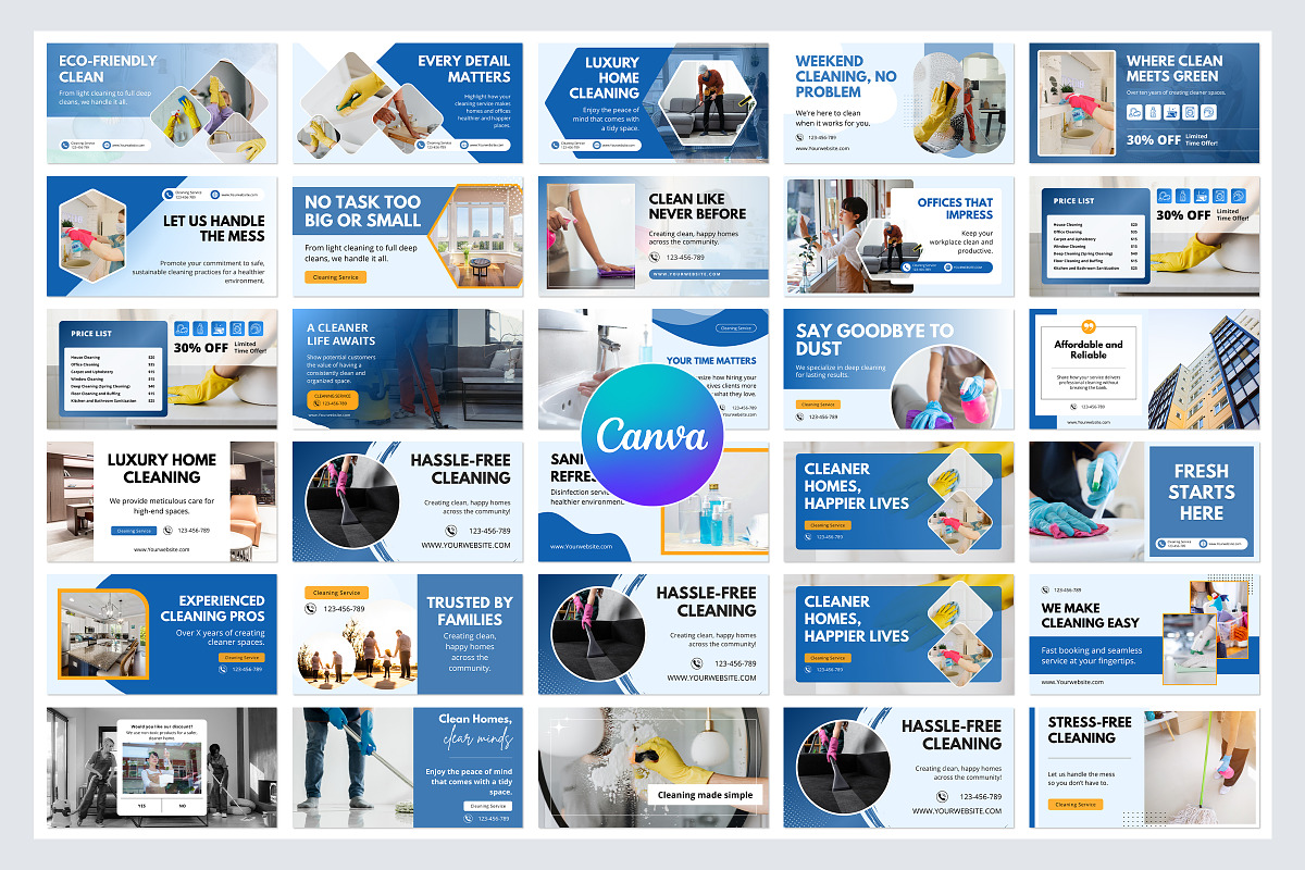 Cleaning Business Facebook Design, a Social Media Template by Snapybiz (Photo 10 of 10)