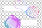 Retro Gradient bg's& Liquid Elements, an Object Graphic by CreativeFolks (Thumbnail 5 of 13)