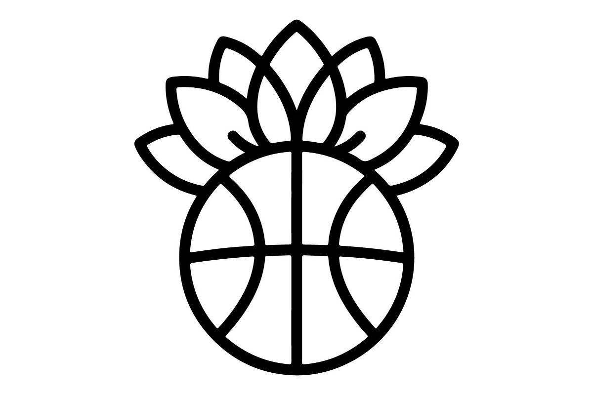 Lotus Flower Basketball, an Object Graphic by Gfx_Store (Photo 5 of 16)