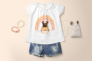 Big collection of cute pugs, an Animal Illustration by YuNa (Thumbnail 4 of 8)