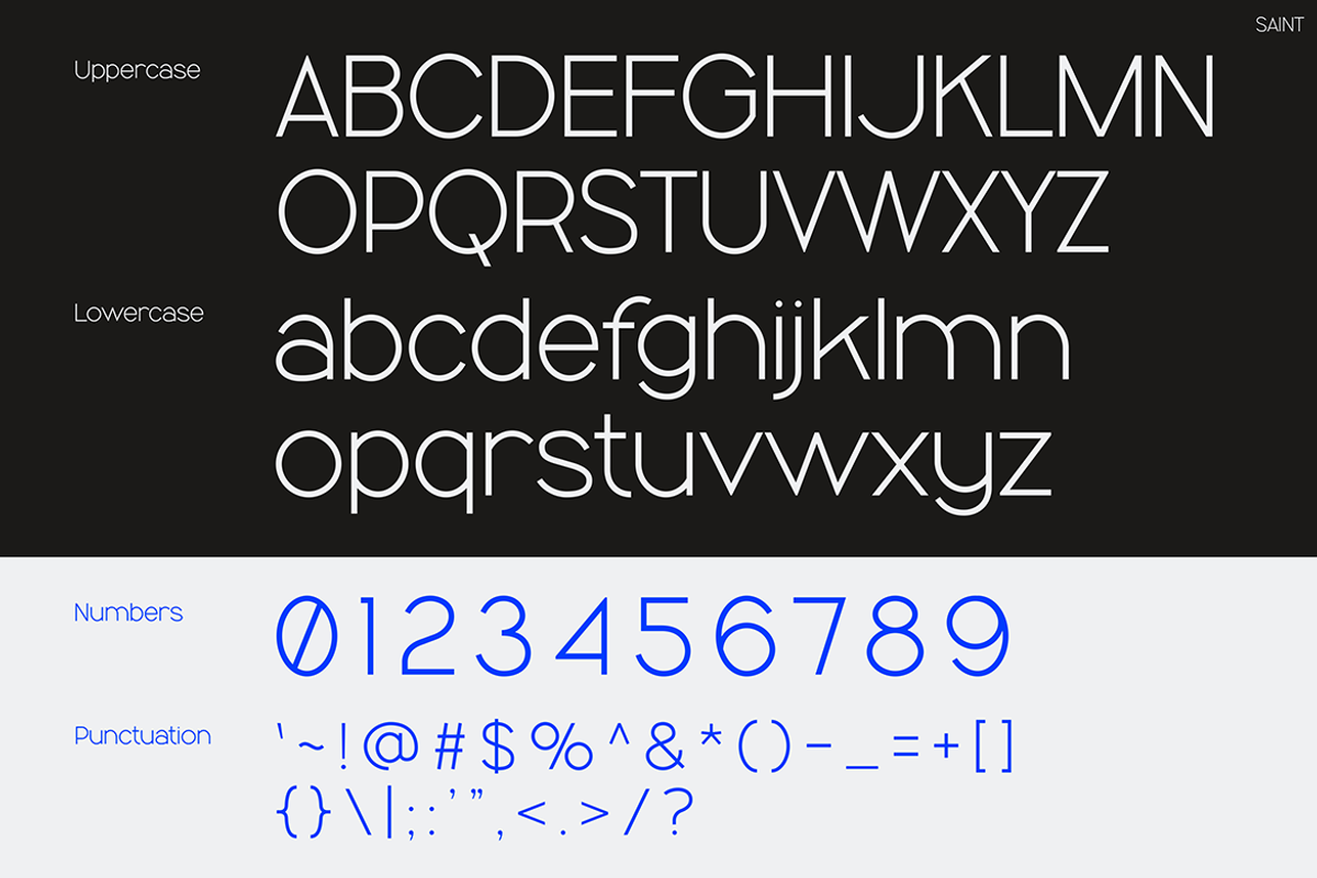 Saint, a Sans Serif Font by Pinisi ART (Photo 2 of 10)