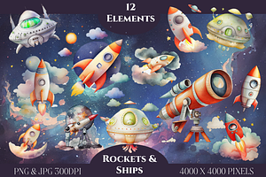 Space Explorers Astronaut Clipart