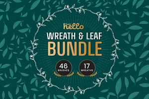 Wreath & Leaf Bundle