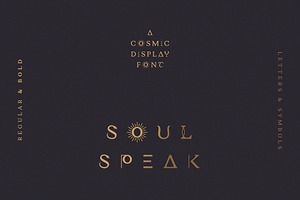 Soul Speak - Cosmic Symbols Serif