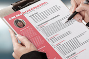 Resume & Cover Letter Template, a Resume Template by Domenic (Thumbnail 2 of 3)