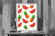 Fruits and berries seamless patterns, a Pattern Graphic by Color_Brush (Thumbnail 6 of 7)