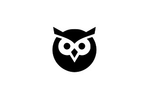Round Owl Icon, a Branding & Logo Template by Vectorium Studio