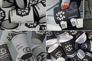 50+ Coffee Cup Mockups, a Mockup by Vitora Mockup (Thumbnail 3 of 15)