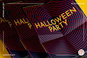 Circle ArtDeco Halloween Party Flyer, a Flyer Template by Millusti (Thumbnail 3 of 3)