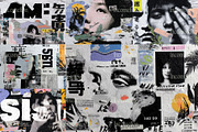 70 Japanese Collage Wallpapers, a Wallpaper Graphic by Incomelion (Thumbnail 9 of 9)