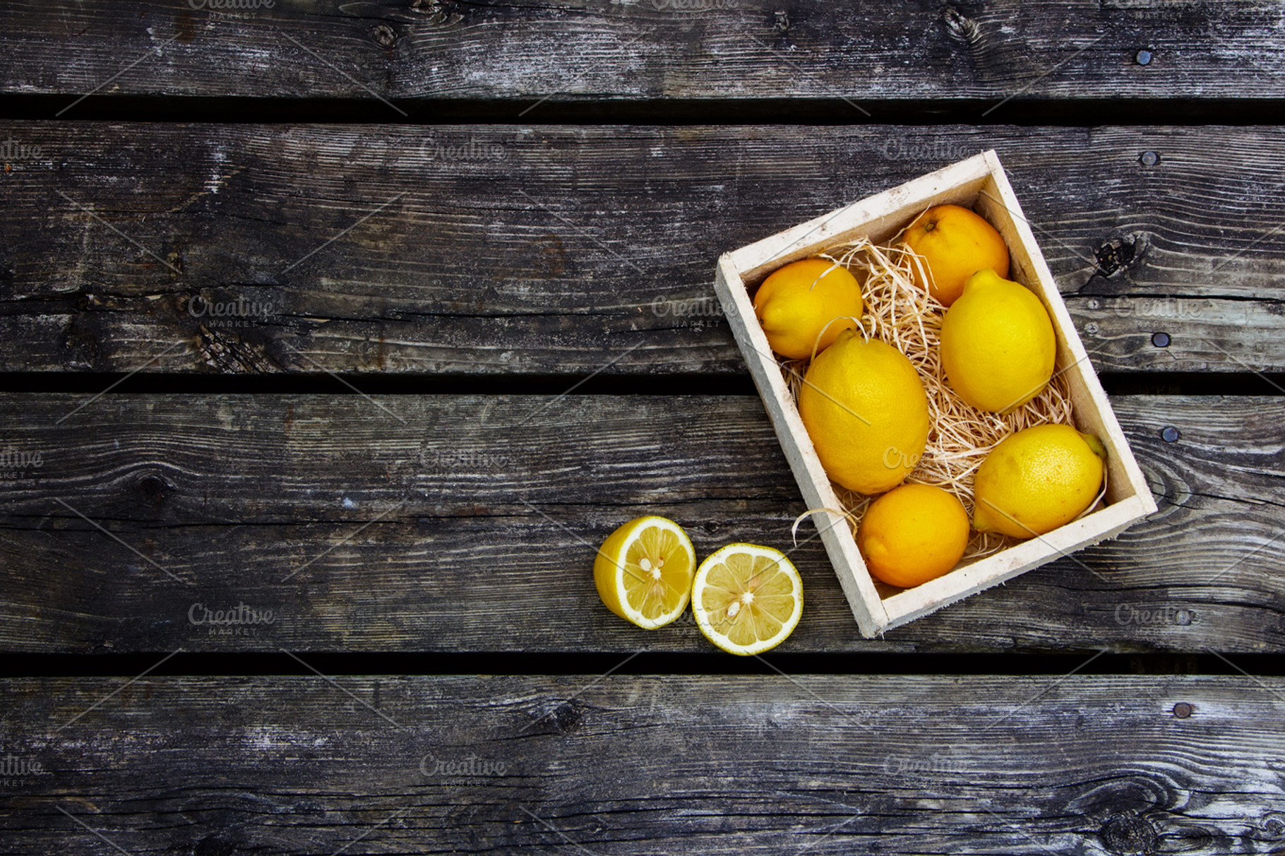 Fresh lemons stock photo containing lemon and fresh, a Food & Drink Photo by Yuliya Gontar