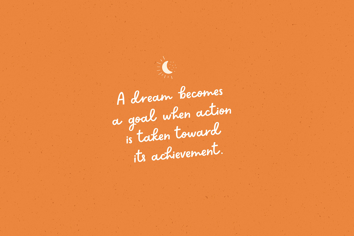 Sweet apricot | Handwritten Font, a Script Font by AngelinaKovel (Photo 6 of 9)