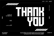 VB Veleon - Futuristic Font, a Sans Serif Font by VALIANTBROTHA (Thumbnail 9 of 9)