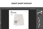 Sweat Short Mockup, a Bottom Mockup by Irhasalfahad (Thumbnail 4 of 4)