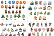 Animal Quilled Paper Clipart Bundle, an Animal Illustration by PrintablesByFranklyn (Thumbnail 10 of 10)