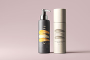 Dark Plastic Cosmetic Mockup Bundle, a Cups & Container Mockup by pmvch (Thumbnail 72 of 111)
