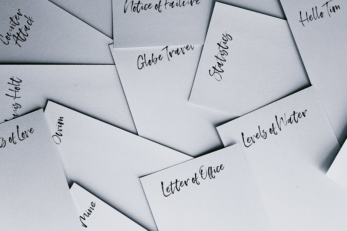 Bloom of Life Script font preview 6