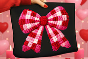 Faux Yarn Valentine Bow Png, an Illustration by Dream Creation (Thumbnail 1 of 4)