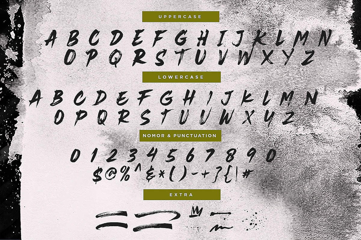 Rustix Brush font preview 8