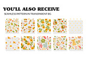 Summer Picnic Pattern Bundle, a Pattern Graphic by CreativeChristiana (Thumbnail 3 of 9)