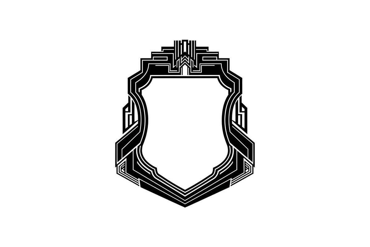Art Deco Shield Frame SVG Bundle, an Illustration by Creativeshirt (Photo 2 of 31)