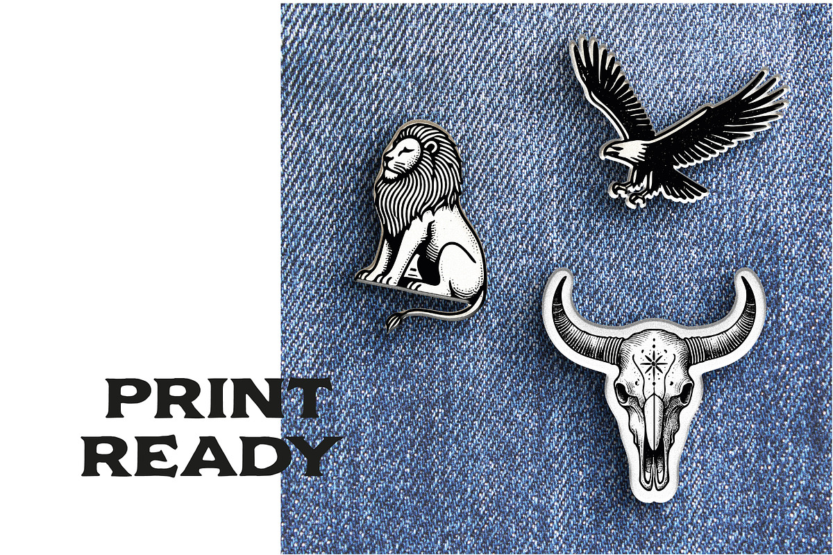 Hand Drawn Animals Vol. 1 + Bonus, an Animal Illustration by lahatom (Photo 5 of 6)