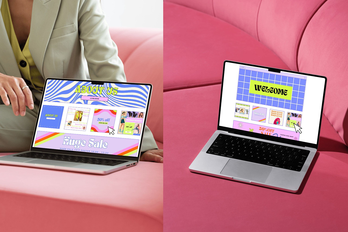 Ecommerce Website Banners Templates, a Shopify Template by Hell Yeah Designs (Photo 4 of 11)