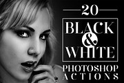 Black & White Photo Effect Actions, an Action Add-On by Spoon Graphics (Thumbnail 1 of 5)