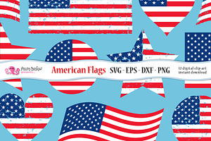 American Flag SVG