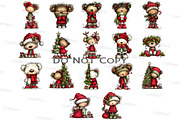 Wishmical Christmas Teddy Bear, an Illustration by Craft Nest (Thumbnail 8 of 8)