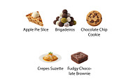 Sweet Desserts & Pastries - PNG, a Food Illustration by Nurlan's shop (Thumbnail 2 of 3)