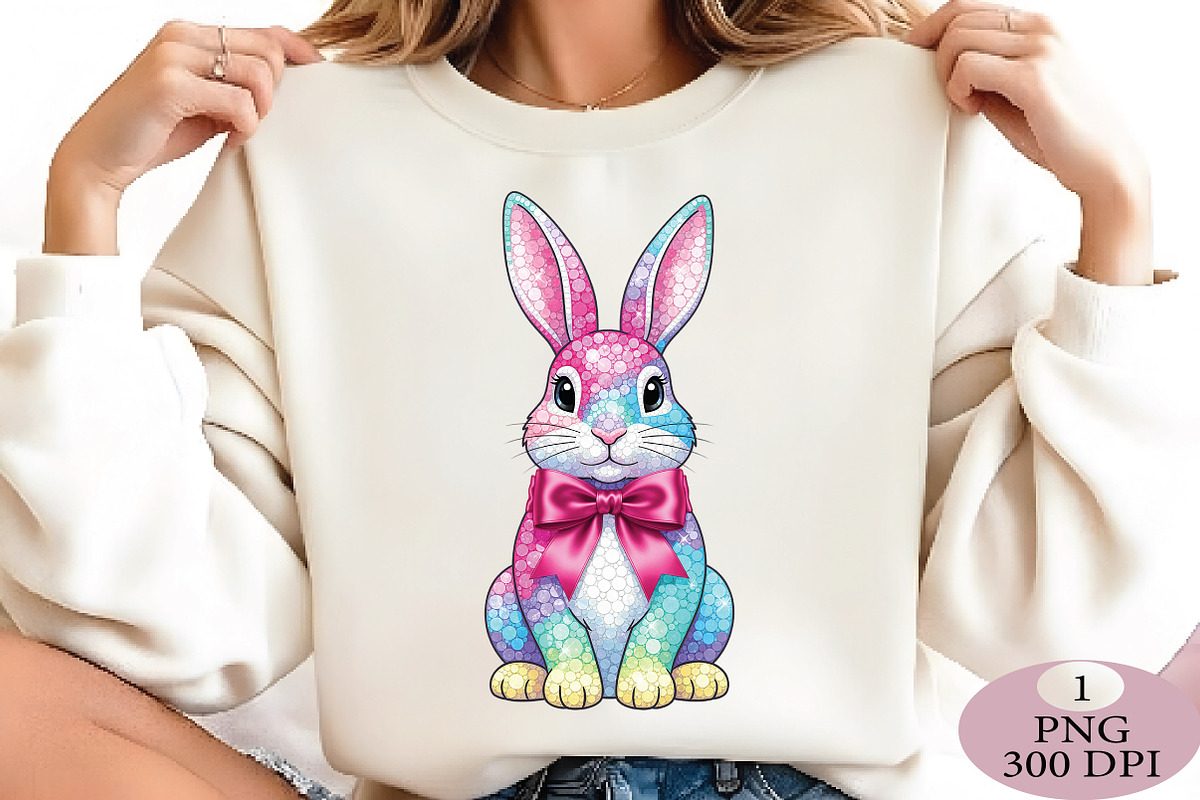 Sparkly Dazzle Bunny Coquette PNG, an Illustration by Daily.Designs (Photo 2 of 5)