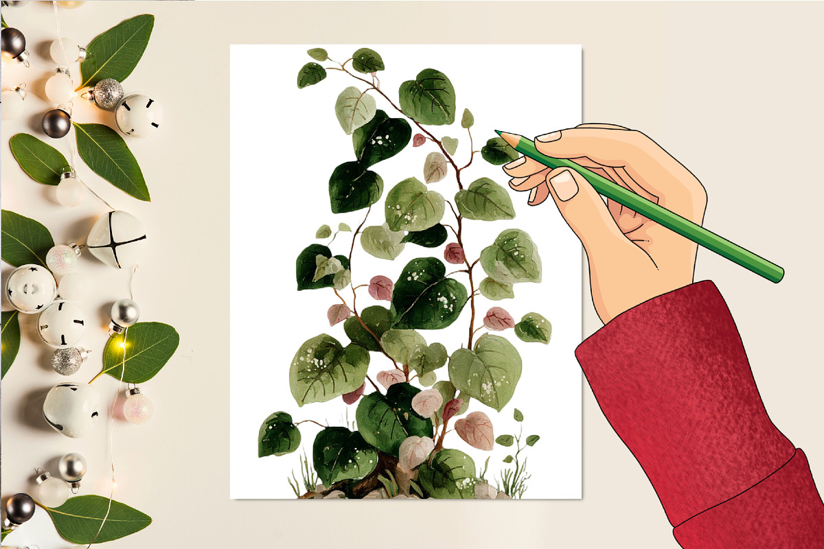Watercolor Animals Garden Clipart, an Illustration by DreamCafeArt (Photo 6 of 6)