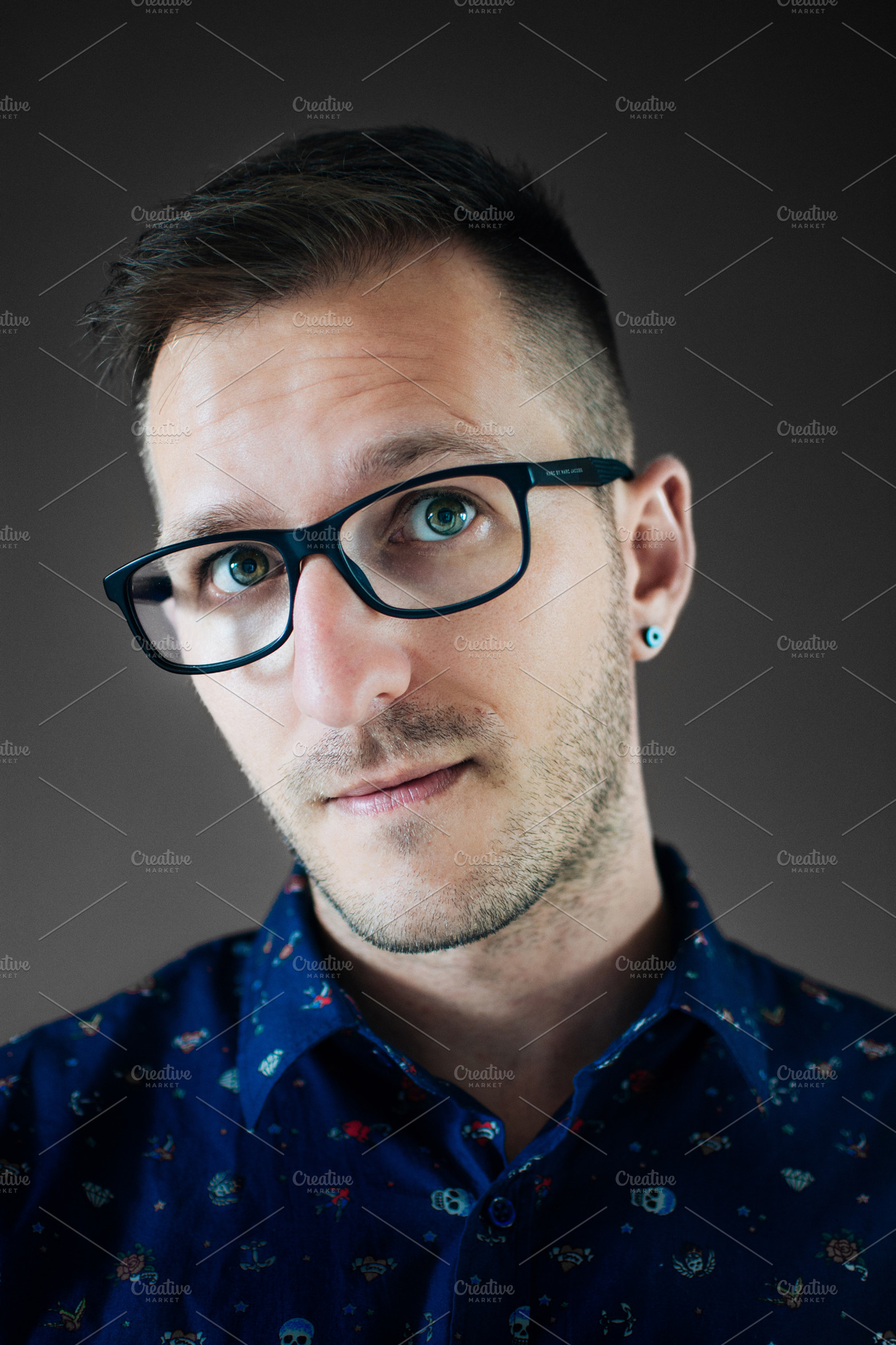 Creative boy profile stock photo containing creative and boy, a Person Photo by André Bernardo