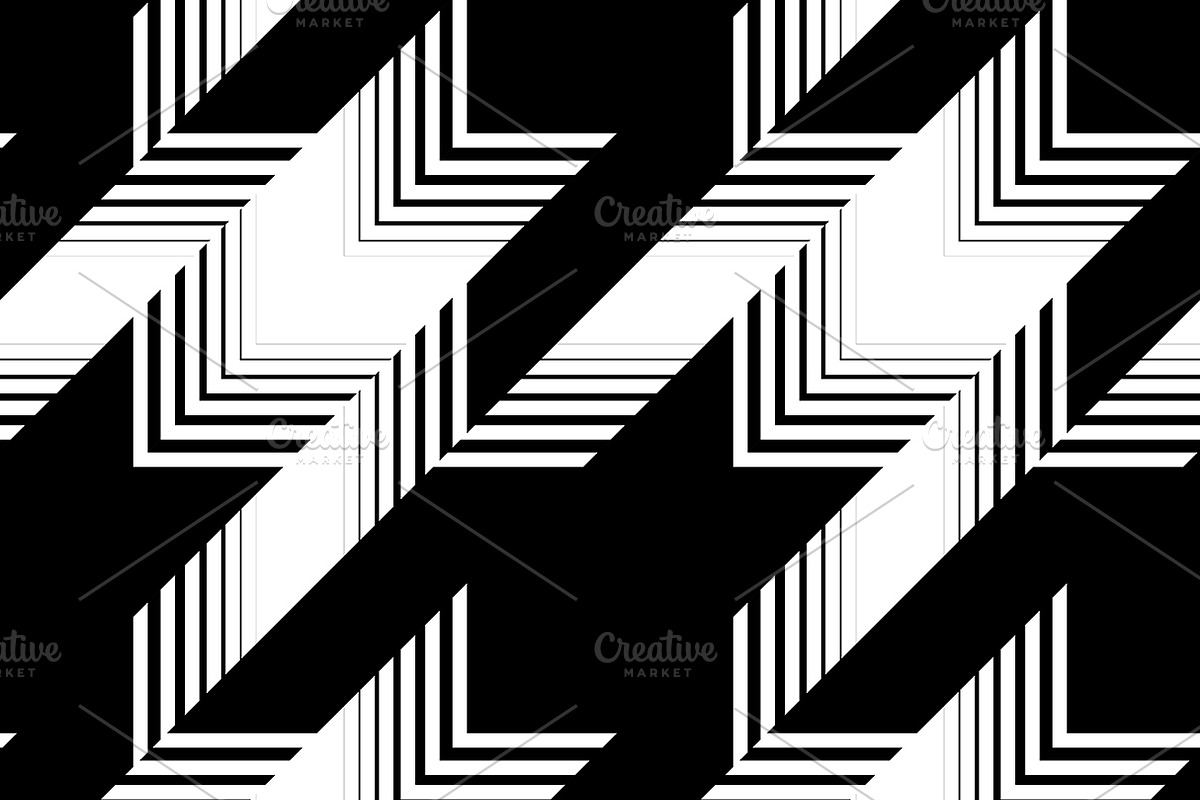 10 houndstooth patterns, a Pattern Graphic by tkdesign (Photo 2 of 11)